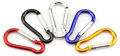 Mini Aluminum Key Chain Carabiners(5pcs Mixed color )