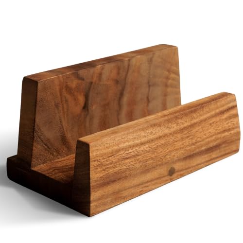 SHUMARU 2-Inch Thick Cutting Board Holder &ndash; Solid Hardwood Stand for Premium...