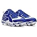 Under Armour Boys' Leadof Icon Low RM JR Baseball Cleats, (400) Royal/Royal/Black, 2.5, US
