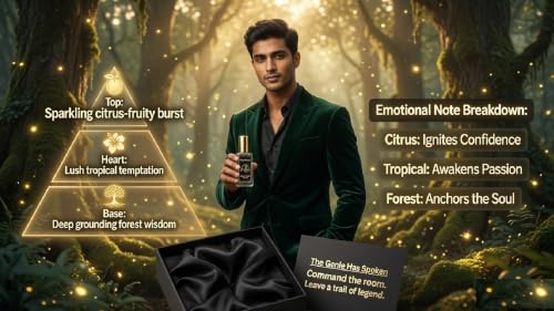 Image of Fruity Woody Extrait De Parfum Gift Set for Men & Women | Bergamot, Pineapple, Cedarwood & Ambroxan | Long Lasting Luxury Fragrance, 20ml