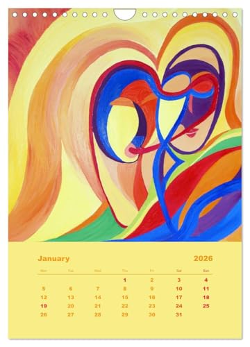 Light is colorful - painting in acrylic and aqua oil, US-Version (Wall Calendar 2026 DIN A4 Portrait), CALVENDO 12 Month Wall Calendar - Image 6