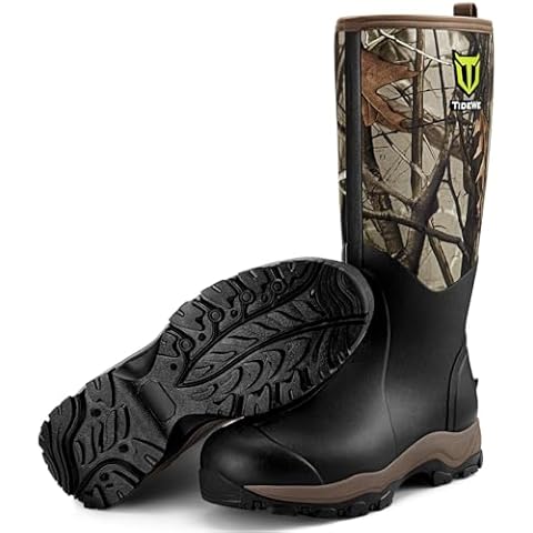 TIDEWE Hunting Boot for Men, 16" Waterproof Insulated Boot, Next Camo G2, US Size 9 Cover