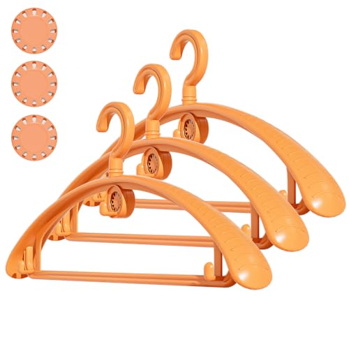 Cintre à vêtements orange anti déformation placard en désordre solution