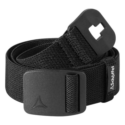 Schöffel Damen Gürtel Belt Lenzerheide1 Gürtel, black, 100, 22195