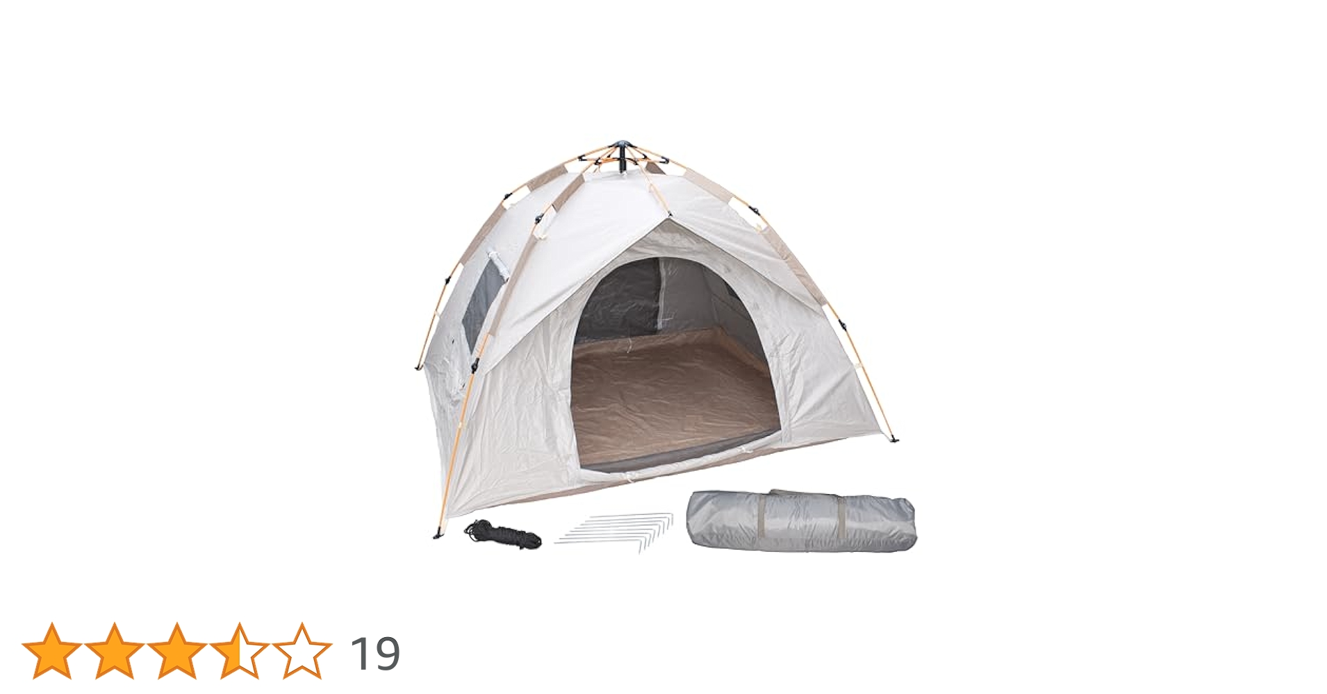 ワンタッチテント アウトドア 防水 UVカット 加工 簡単設営 3〜4人用 Amazon | テント ワンタッチテント 3-4人用 3WAY 二重層 設営