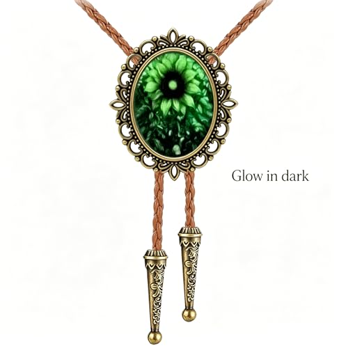 Image of Jeilwiy Bolo Tie for Men Western Cowboy Gothic Bolo Tie Necklace Halloween