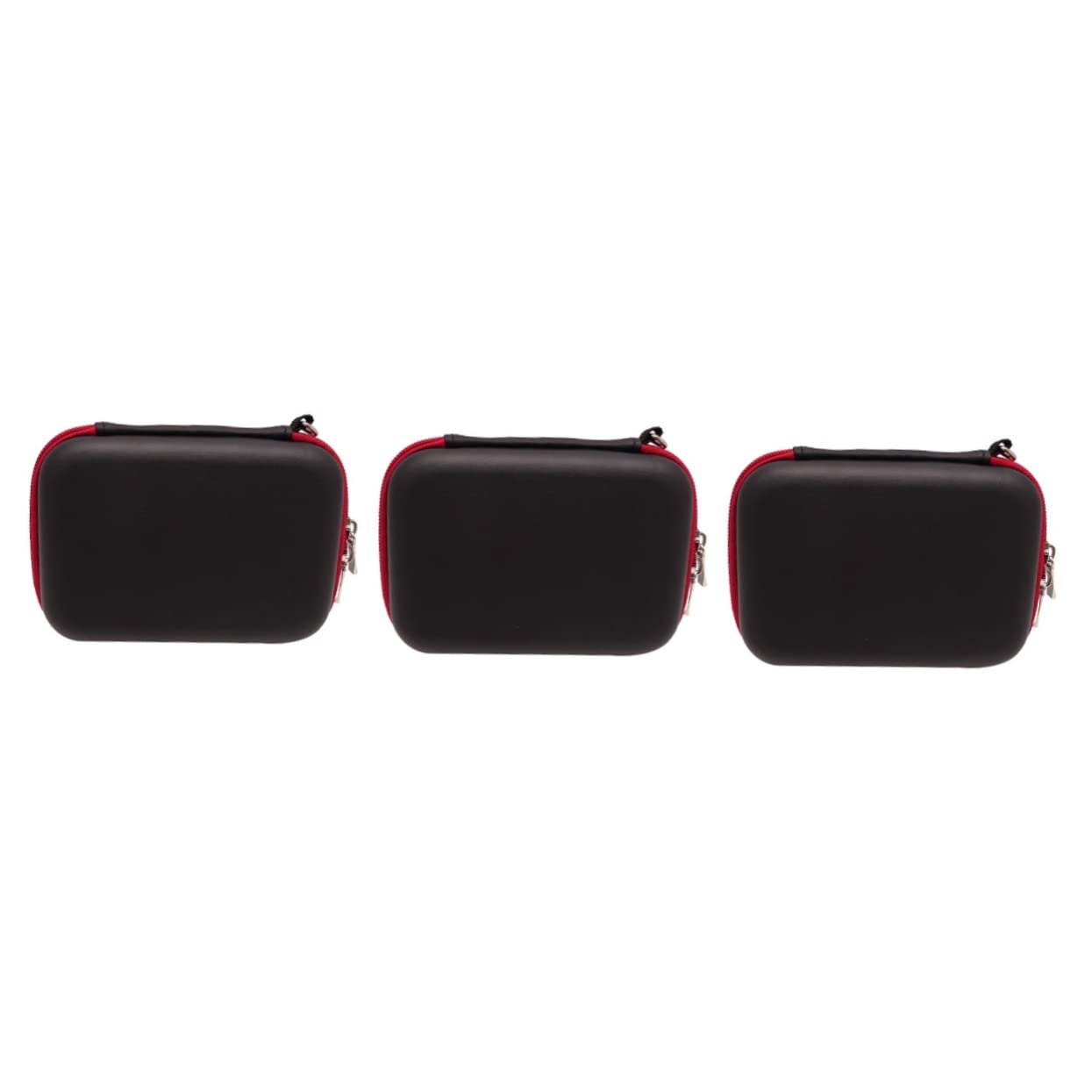 COLLBATH 3pezzi Organizer Elettronico Portatile Per Cavi e Piccole Elettroniche Custodia Da Viaggio Nero Per Caricabatterie e Dischi Esterni