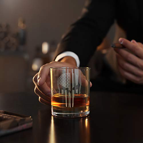 image for Old Southern Brass Punisher American Flag - Old Fashioned Whiskey Rock