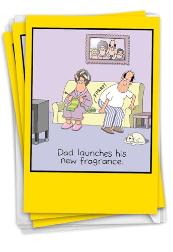 Cartes de vœux fête des pères humour NobleWorks lot de 3 cartes pour homme