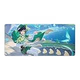 原神 ウェンティ ゲーミングマウスパッド サイズ 非スリップ加工 キャラクターイラスト印刷 滑り止め マウスパッド