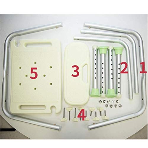 Tabouret de baignoire compact léger et petit siège de douche - 6
