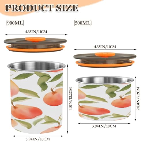 ATTX envase para café hermético de acero inoxidable 500ml miniatura 2