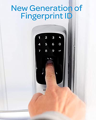 ULTRALOQ UL3 BT 2nd Gen Smart Lock (Satin Nickel), 5-in-1 Keyless Entry Door Lock with Bluetooth, Biometric Fingerprint and Touch Digital Keypad, Smart Door Lock Latch Edition - Thumbnail 3