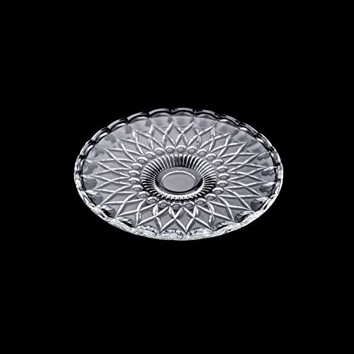 PRATO P/BOLO CRISTAL ANGEL 32x5cm