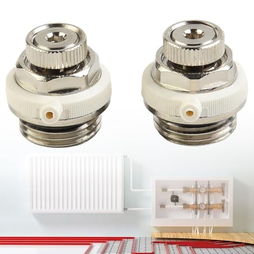 Automatic Bleed Replacement Self Bleeding Radiator Air Vent Valves 1/2inch