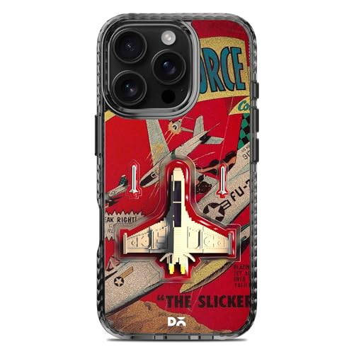 Image of DailyObjects Jet Ranger Stride 2.0 Magnetic Case Cover Compatible with iPhone 16 Pro Max | Wireless Charging Slim Back Cover | 2 Layer Edge Protection & Shockproof