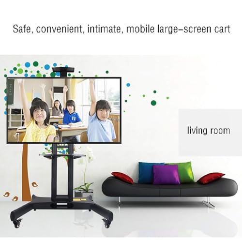 Soporte rodante ajustable en altura para TV 32-65 pulgadas miniatura 6
