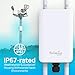 EnGenius ENH1350EXT Wi-Fi 5 AC1300 Outdoor Access Point - IP67 Weatherproof, Dual-Band Long Range Extender, MU-MIMO, PoE Injector & Mounting Kit Included