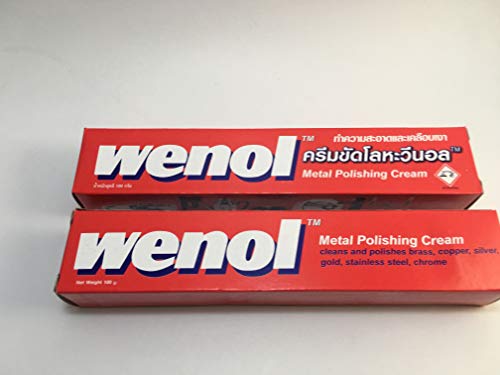 Crema para pulir metal Wenol 100 gramos 2 piezas miniatura 2