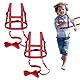 YushengTai 2 Stück Pferdeleine zum Spielen für Kinder, Pferdegeschirr Kinder, Kind Leine Größenverstellbar Verstellbares, Rollenspiel Zubehör für Mädchen Jungen