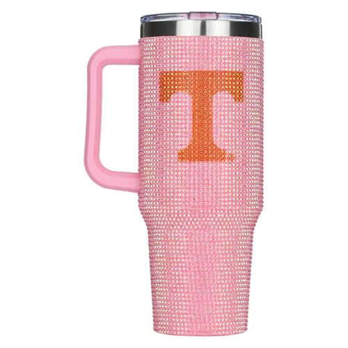 Image of The Memory Company Officially Licensed 40oz Pink Bling Game Day Tumbler, University of Tennessee