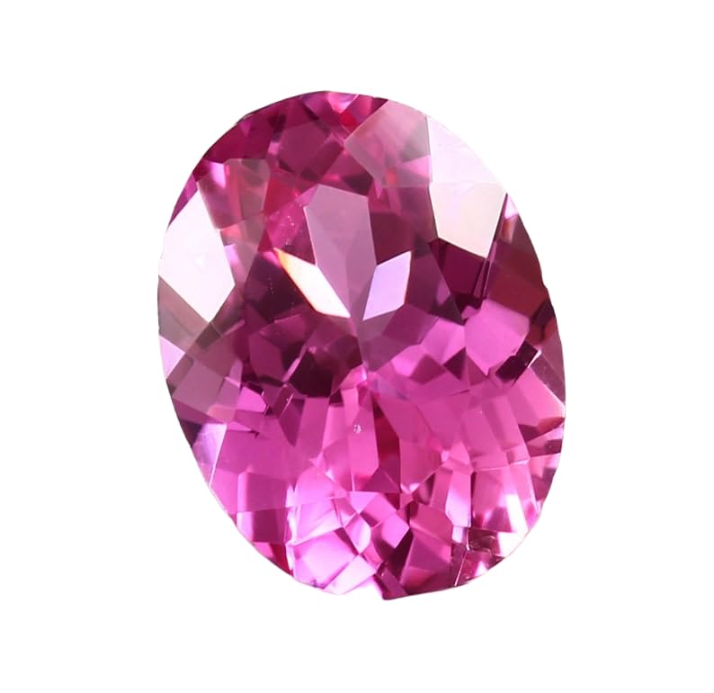 Saphir rose pour bague et pendentif à fabriquer soi-même lors d'ateliers
