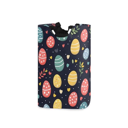 Jihqo Laundry Hamper Basket St Patrick's Clover Pattern Collapsible Nursery Storage Bin Waterproof Clothing Baskets for Home Bedroom Bathroom Washing Room