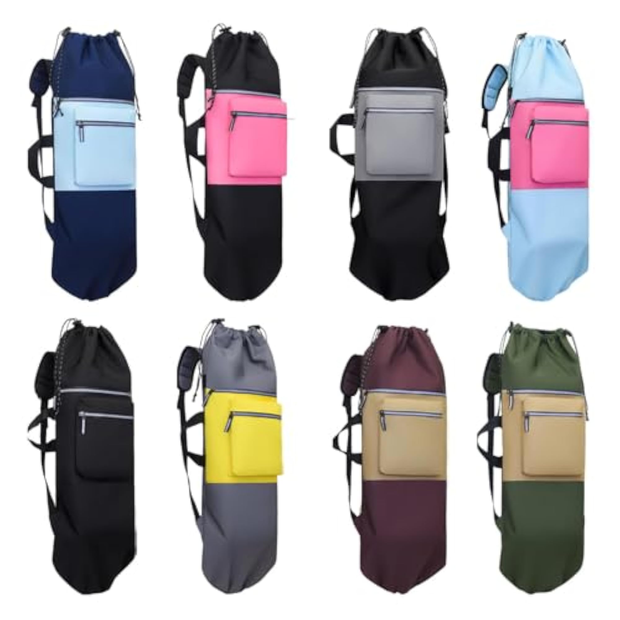 Skateboard Backpack, Drawstring Closure for Outdoor Activities
