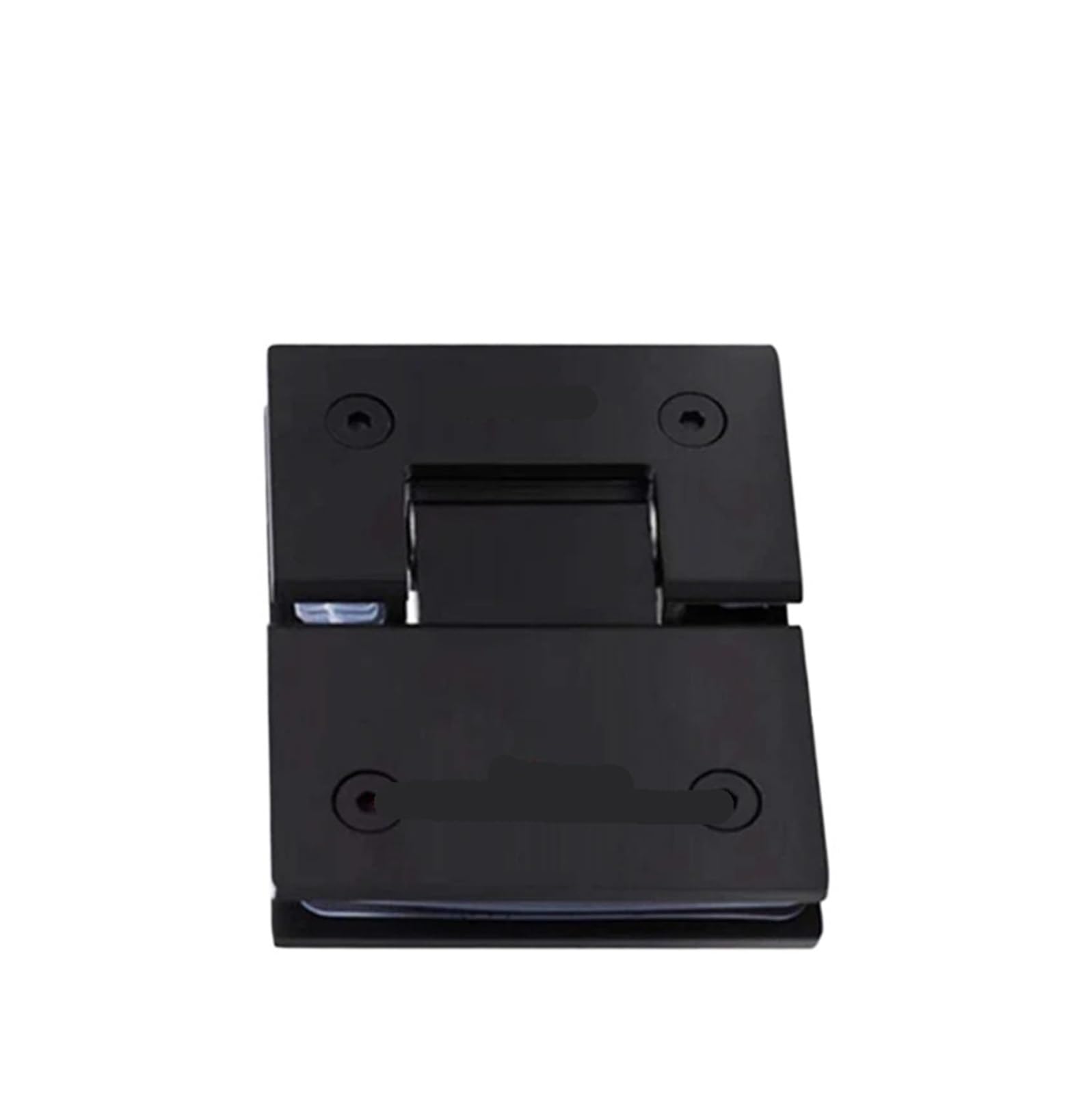 Hinges, Shower Room Tempered Glass Door Hardware Hinge Bathroom Clip Cast Solid(180 Black)