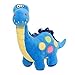 EQLEF Peluche Dinosauro Carina Dinosauro Farcito Peluche Dinosauri Giocattoli per Bambini Blu(Blu)
