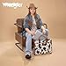 Wrangler Laptop Bag for Women 15.6 Inch Vintage Work Tote Bag for Business Briefcase Handbag with Adjustable Shoulder Strap Cow Print Brown WG288-8119COW-BR