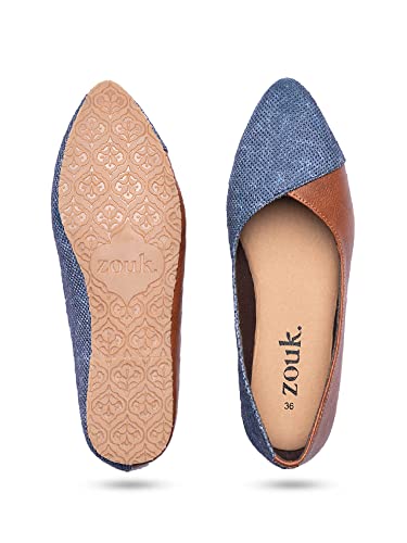 Image of ZOUK Women's Vegan Handcrafted Office Bellies