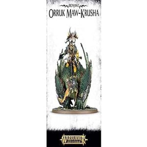 GAMES WORKSHOP 99120209032 "Ironjawz Orruk Maw-Krusha Miniature Game, Black, 45-47