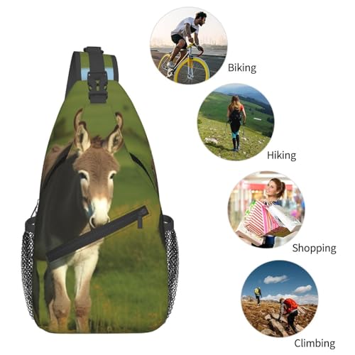 Bolso cruzado tipo mochila urbana negra para hombre miniatura 6