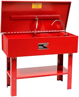 AFF Industrial Duty Parts Washer with Electric Pump, 40 Gallon Capacity, 45