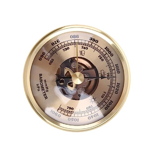 Barómetro Aneroide de Precisión Para Estación Meteorológica, Interior y Pared - Control de Presión de Aire