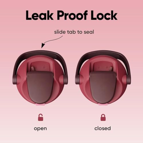 Owala FreeSip Sway Insulated Stainless Steel Water Bottle with Two-Way Spout, Built-In Straw and Bucket Handle, Made for Travel, School, and Sports, 30oz, BPA Free, Leak Proof, Black Cherry