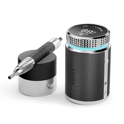 L'UGX Professional Nail Drill, Waterproof 35000RPM Brushless Nail Drill Machine,
