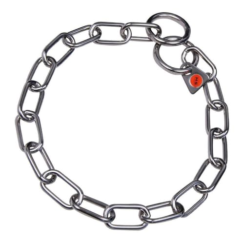 HS Sprenger Basic Dog Collars Short Link Collar - Stainless Steel, bunt, CL00053