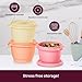Tupperware Heritage Collection, New 12 Piece Food Storage Container Set in Vintage Warm Colors, Dishwasher Safe and BPA Free (6 containers, 6 lids)