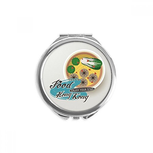 Miroir portable dim sum de Hong Kong pour corriger son maquillage partout
