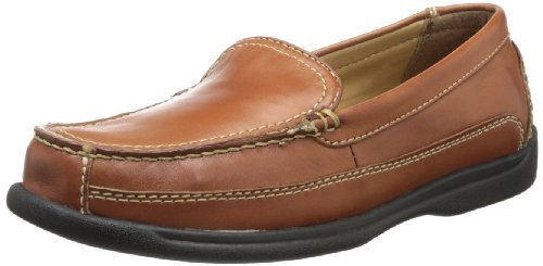 Dockers Mens Catalina Leather Casual Loafer Shoe, Saddle Tan, 12 W