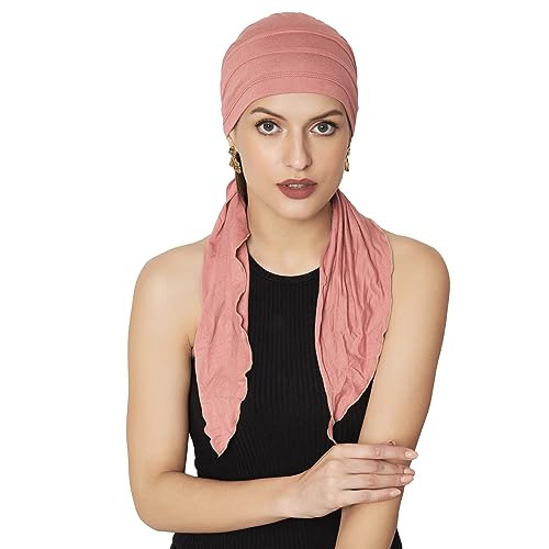 The Headscarves Women Bamboo Pre Tie Scarf (HS107 Multicolor)