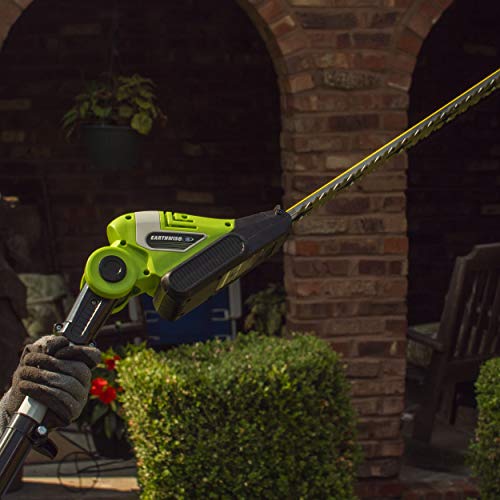 Earthwise LPHT12022 Volt 20-Inch Cordless Pole Hedge Trimmer, 2.0AH Battery & Fast Charger Included