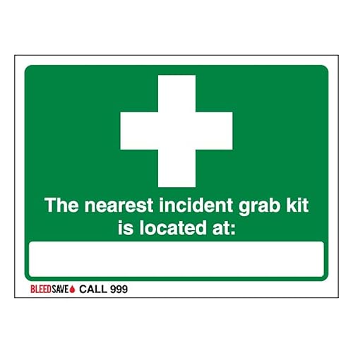 Panneau de sécurité V Safety pour localiser le kit d'urgence en atelier