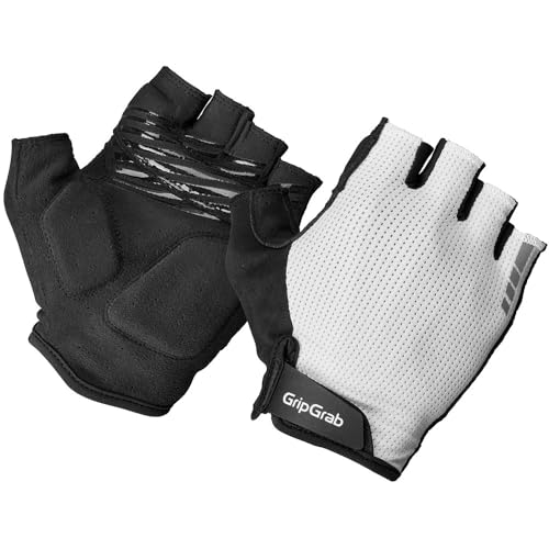 Gants de cyclisme à doigts courts GripGrab EXPLR rembourrés pour vélo gravel et route