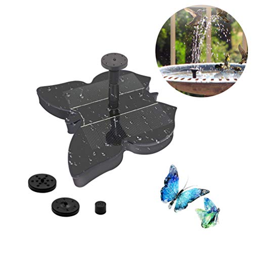 MR. LD 1.4W Solar Bird Bath Fountain, Mini Water Pump for Garden and Courtyard, Flow 150L/H, Outdoor Watering Submersible Pump