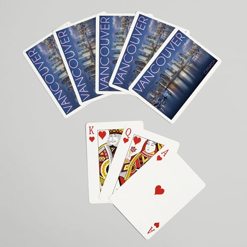Baraja de póker Vancouver Canada, 52 cartas poker miniatura 7