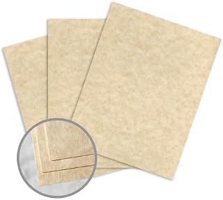 Astroparche Aged Card Stock - 8 1/2 x 11 in 65 lb Cover Vellum 30% Recycled 250 per Package
