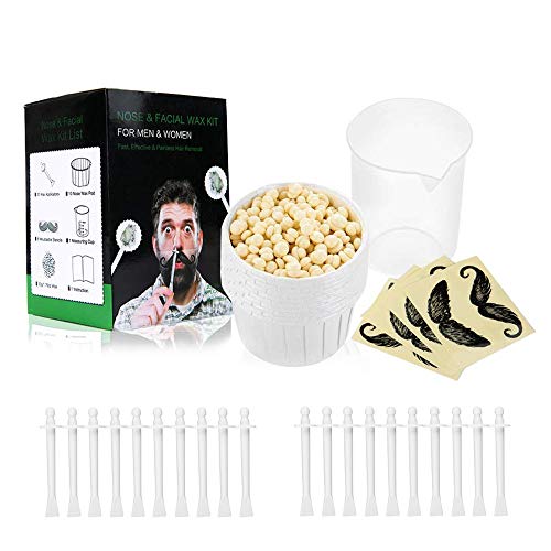 MQSS Kit Cera Depilación Nariz Aplicador Punta Segura